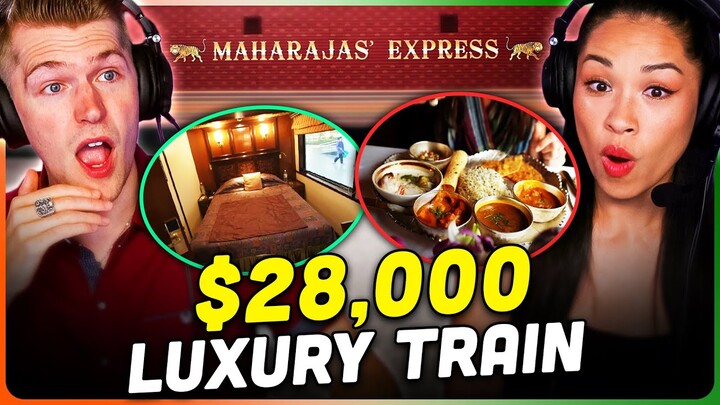 INDIA'S $28,000 LUXURY TRAIN Reaction! | Maharajas' Express 7 day journey