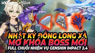 Full Chuỗi Nhiệm Vụ Nhật Kí Thí Luyện Động Long Xà!  Mở Khóa Boss "Rồng Biển Sâu" Enkanomiya HydraTV