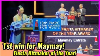 Maymay, EMOSYONAL sa 1ST EVER AWARD niya for Amakabogera from PMPC Star Awards for Music 2022!