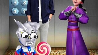 阿姨赛爸爸也想要棒棒糖
