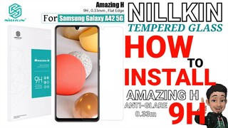 HOW TO INSTALL NILLKIN  H TEMPERED GLASS | ANTI GLARE 0.33mm 9H