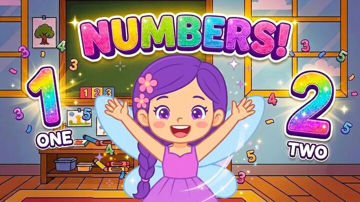 🌈 Numbers 🔢 | Counting Song for Kids | Nursery Rhyme & Sing Along