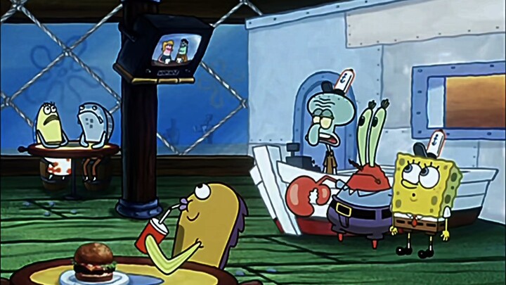 Squidward is still doing his own thing.