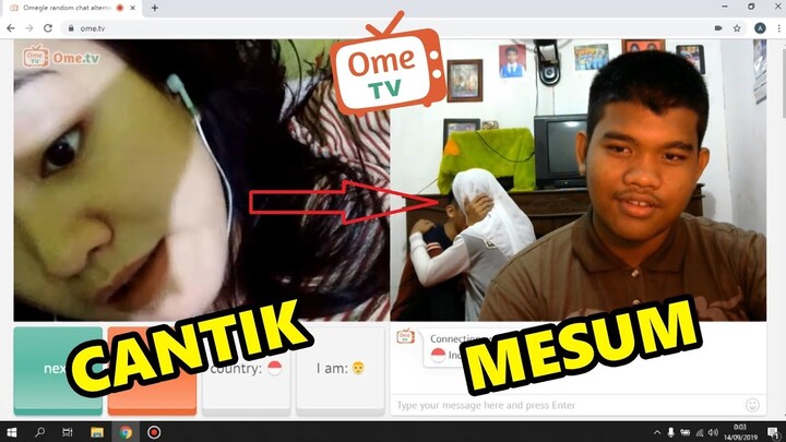 PRANK OME TV!! KETEMU CEWEK CANTIK EH MALAH MESUM