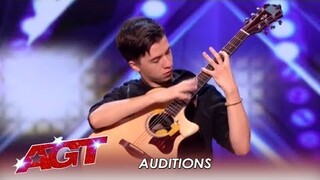 Marcin Patrzalek: Polish Guitarist MURDERS His Guitar! WOW! | America's Got Talent 2019