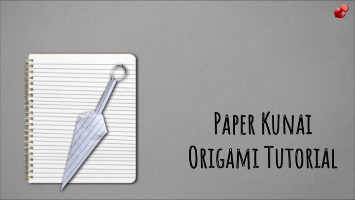 Paper Kunai Origami Tutorial