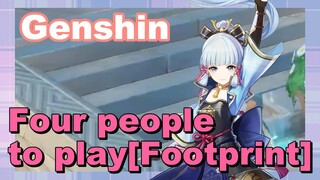 Four people to play [Footprint]