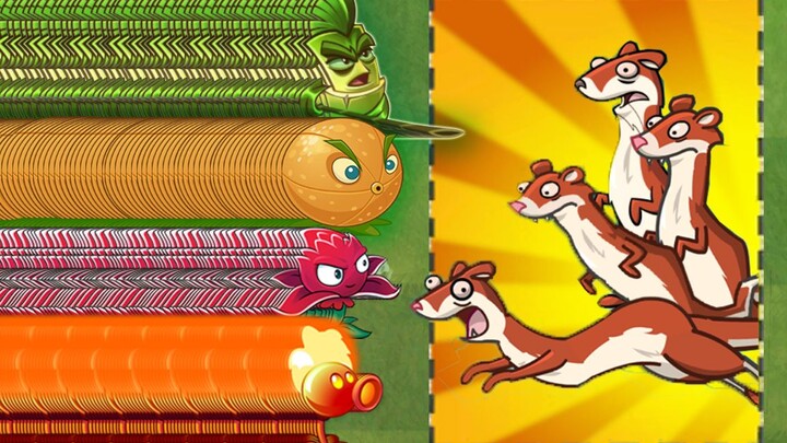 PvZ 2 Challenge – 100 Max-Level Plants vs. 10 Level-30 Ice Boomer Zombies – Who Will Win?