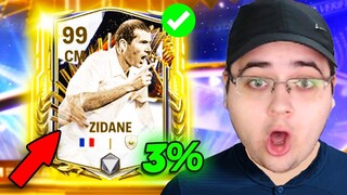 %3 ŞANSLA 99 ZIDANE ÇIKTI ! NELER OLDU NELER ! TARİHİN EN İYİ TOTS PAKET AÇILIMI FC Mobile