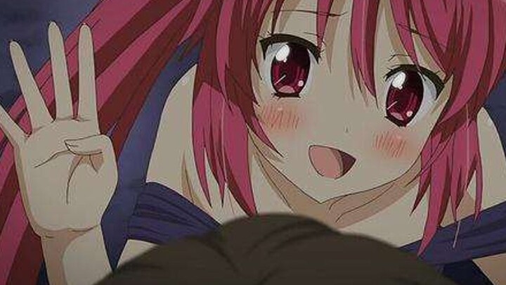 The hero picked up a girl at the beginning, and she was the legendary red dragon