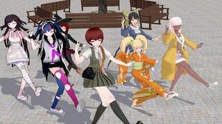 【mmdダンガンロンパ】真昼＆唯吹＆日寄子＆蜜柑＆転子＆秘密子＆アンジーでwatch me