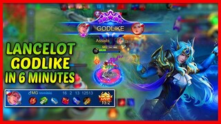 Godlike Lancelot in 6 Minutes! 16 Kills - Makisig Gaming - MLBB