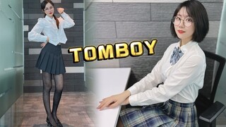 【360°VR全景】性感御姐和JK学妹，反差联动翻跳TOMBOY