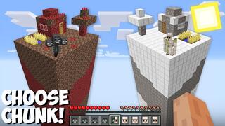 Which CHUNK IS BETTER in Minecraft ? IRON GOLEM CHUNK vs WITHER CHUNK !