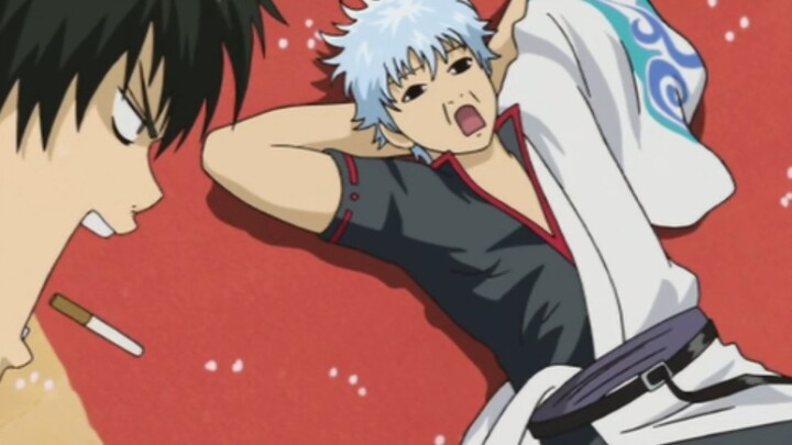 Kind-hearted citizen Sakata Gintoki "How lucky it is to be an old lady" No way!!!