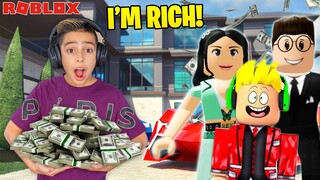 Ferran got ADOPTED by a Billionaire in Roblox Brookhaven! | Royalty Gaming