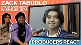 PRODUCERS REACT - Zack Tabudlo Give Me Your Forever Reaction