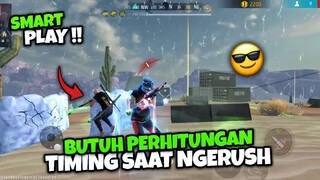 JANGAN ASAL MAJU ! BEGINI TIMING YANG TEPAT SAAT NGERUSH SOLO SQUAD !! - GARENA FREE FIRE