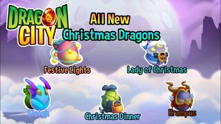 ALL NEW CHRISTMAS LEGENDARY DRAGONS | Dragon City 2020 |