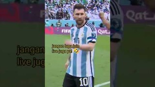 Ramuan Ajaib Messi - Argentina vs Arab Saudi #shorts #dubbingbola #dubbingvideo #dubbinglucu