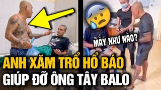 Thanh niên XĂM TRỔ nhiệt tình PHIÊN DỊCH chăm sóc cho cặp đôi người NƯỚC NGOÀI không may bị TAI NẠN