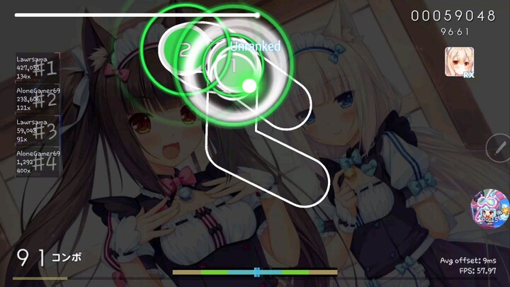 osu! | This is the highest combo you can get even auto mod cant fc it. 2B Map made by me!