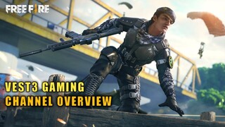 WELCOME TO VEST3 GAMING CHANNEL - GARENA FREE FIRE YOUTUBER