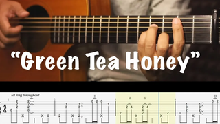 Green Tea & Honey - Dane Amar ft Jereena Montemayor ปกกีตาร์ Fingerstyle (TAB)