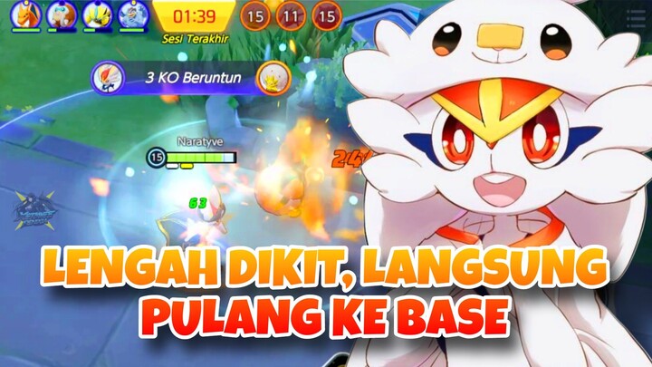 LENGAH DIKIT, LANGSUNG PULANG KEBASE! - Pokemon Unite Moments