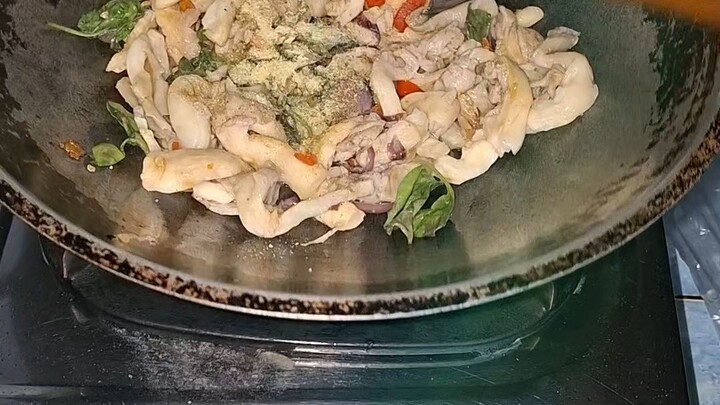 Tumis jamur kemangi