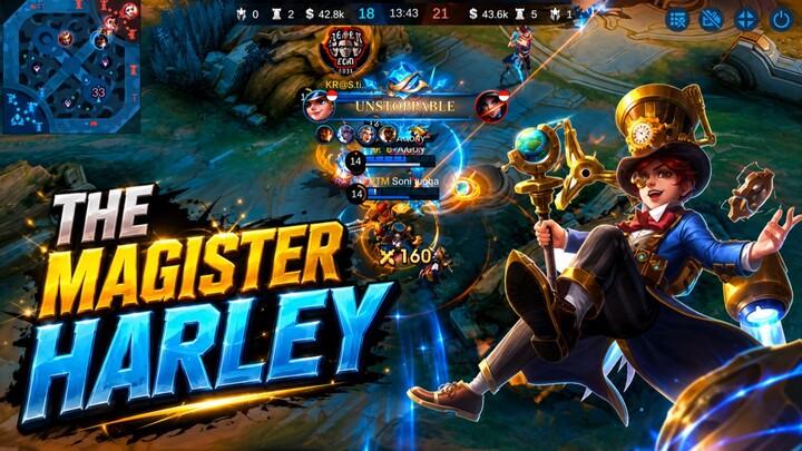 Harley Si tukang sulap | MLBB MOBILE LEGEND