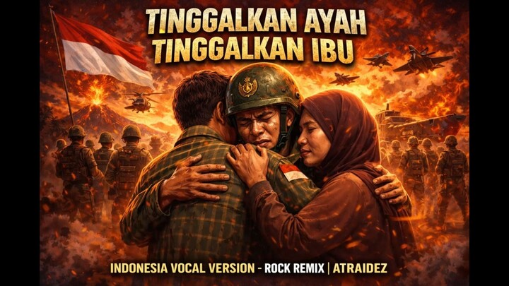 Lagu TNI - Tinggalkan Ayah Tinggalkan Ibu (Indonesia Vocal Version Rock Remix | Atraidez)