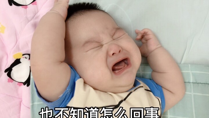 A baby just over three months old has been crying nonstop ever since getting a shot—what’s going on,