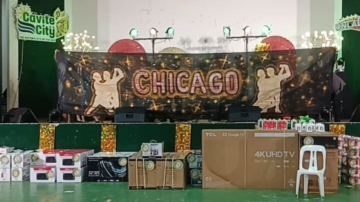 Year end party dance contest