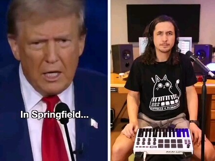 Khi nhạc sĩ phổ nhạc lời phát biểu của Trump về việc người nhập cư ăn thịt chó mèo