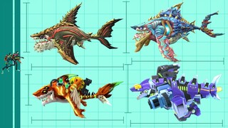 THE BIGGEST SHARK IN HUNGRY SHARK WORLD. All Sharks Size Comparison [Season 2]