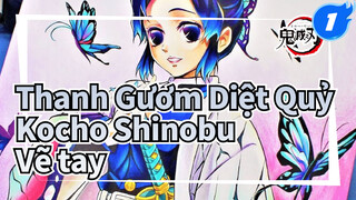 Nghệ thuật Shinigami / Shinobu Kocho vẽ tay của "Thanh Gươm Diệt Quỷ"_1