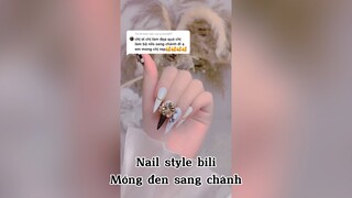 Các mẫu móng đen sang chảnh