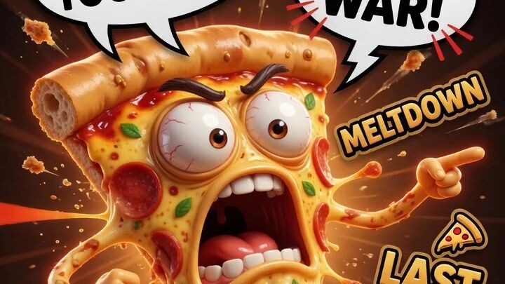 【皮克斯风格3D动画】冰箱最后一块披萨被偷了！Frankie彻底崩溃💀 食物拟人