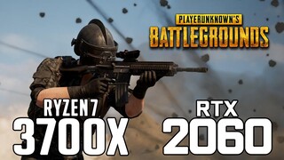 PlayerUnknown's Battlegrounds on Ryzen 7 3700x + RTX 2060 1080p, 1440p benchmarks!