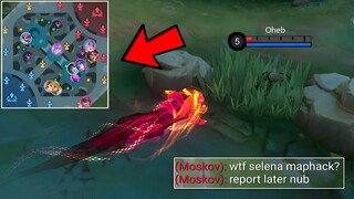 HOW TO MAPHACK LIKE A PRO USING SELENA !! ( enemy reported me )