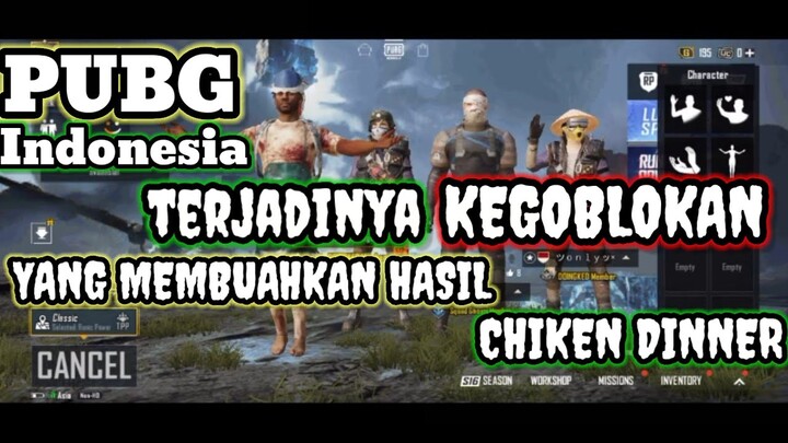 TERJADINYA KEGOBLOKAN YG MEMBUAHKAN HASIL CHIKEN DINNER