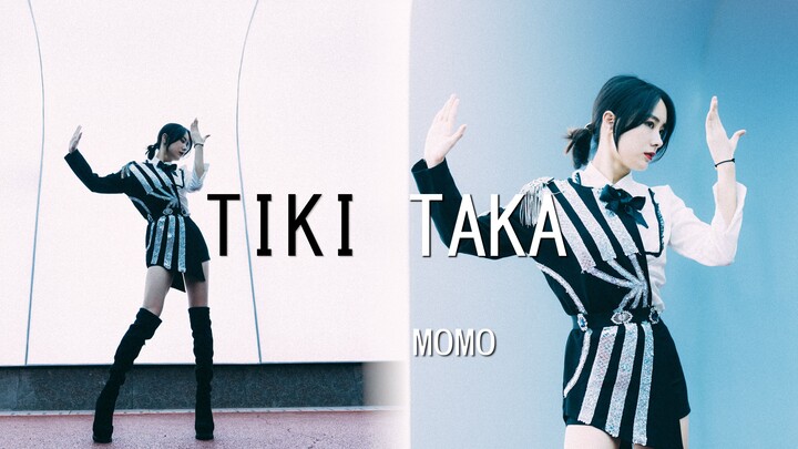 [Momo Vertical Version] Full dance cover of “TIKI TAKA” in high heels and cool black—Part 2 includes