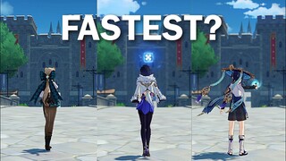 YELAN is still the FASTEST character??? New Lynette Speed Comparison [Genshin Impact]