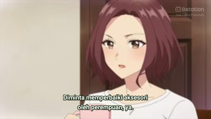 what! cowok memperbaiki aksesoris perempuan apakah cewek nya cemburu ga ya.....
