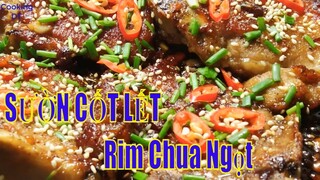 Bí quyết làm món SƯỜN CỐT LẾT RIM CHUA NGỌT mềm thơm đậm vị #StayathomeandCookingDT #onhavanvui