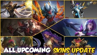 ALL UPCOMING SKINS UPDATE | SKINS ENTRANCE AND SKILLS EFFECT | MOBILE LEGENDS