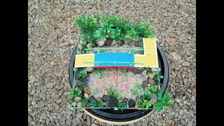 fish pond art craft|resin materials