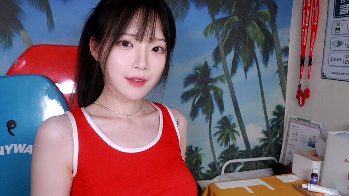 【نارا الشفاء】محاكاة سيناريو | العناية بالجروح | تقمص دور موظف السلامة المائية في المنتجع لعلاج جرحك~