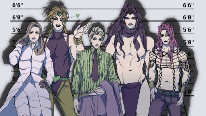 [MAD]Handsome moments of characters in <JoJo's Bizarre Adventure>